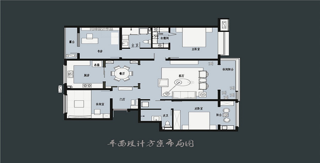 青竹雅苑170坪新中式風(fēng)格，秦皇島裝修效果圖